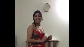 Indian girl hot dance with her office manager